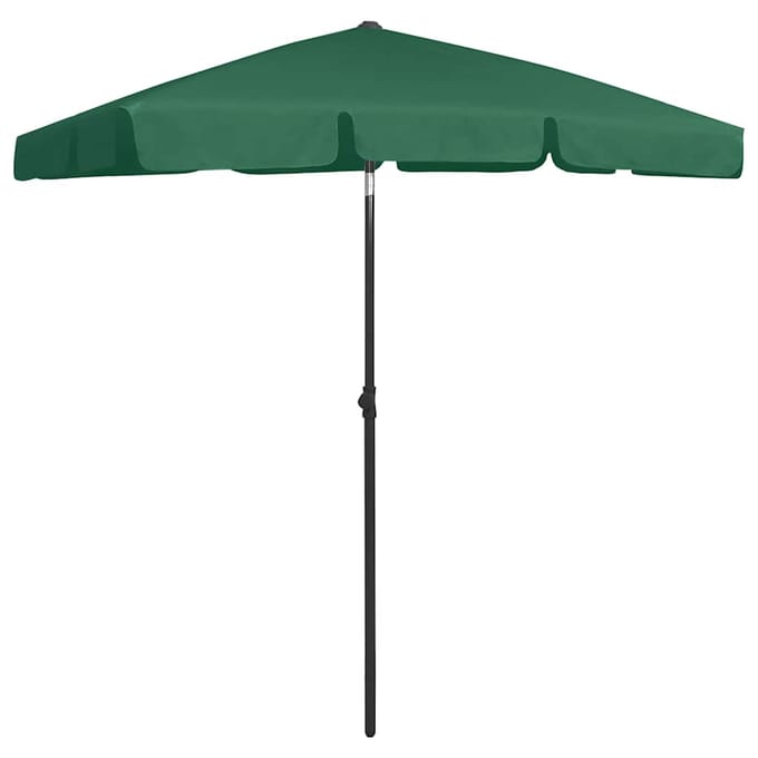 vidaXL - Strandparasol - 180x120 - cm - groen