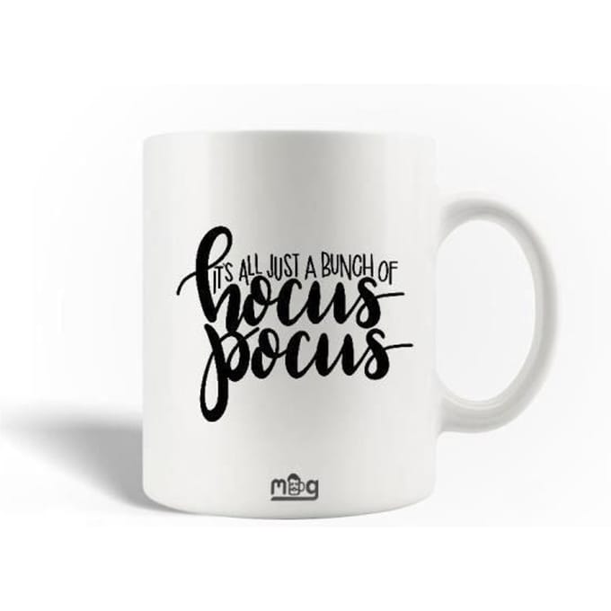 Mug en Céramique - MANIACASE - Hocus Pocus - 30cl - Compatible Lave-Vaisselle - Blanc