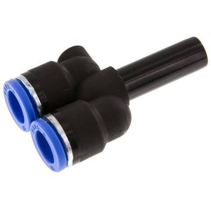 10mm x 10mm Y-koppeling PA 66 Insteekfitting Plug NBR