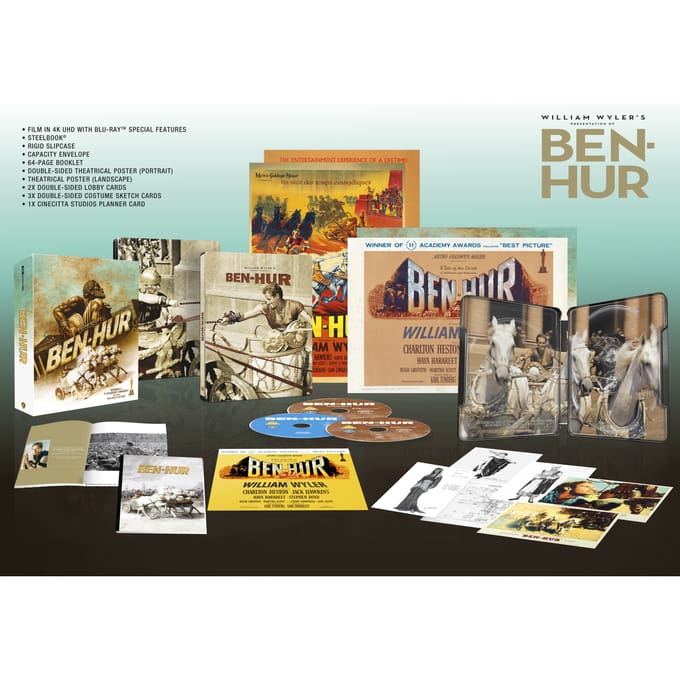 Ben-Hur - Collector's Edition - Steelbook - 4K Ultra HD - Import