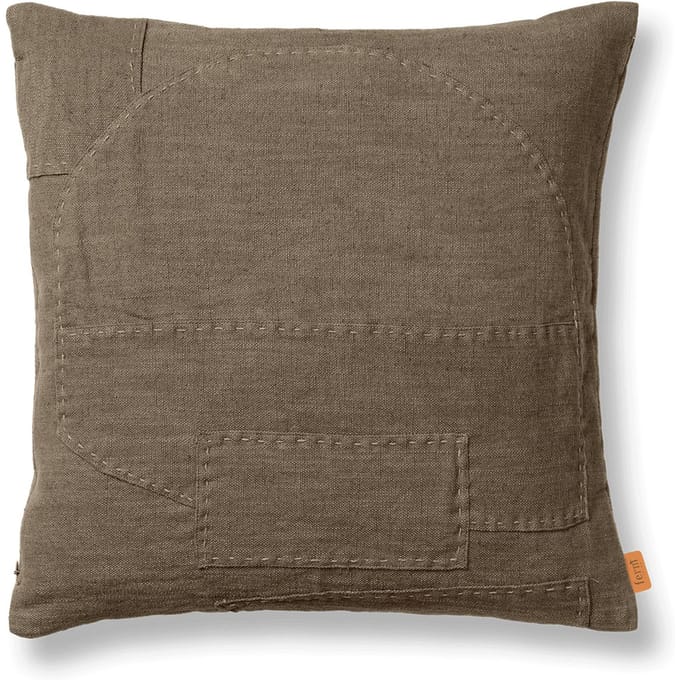 Ferm Living Verdomd kussen - dark/taupe