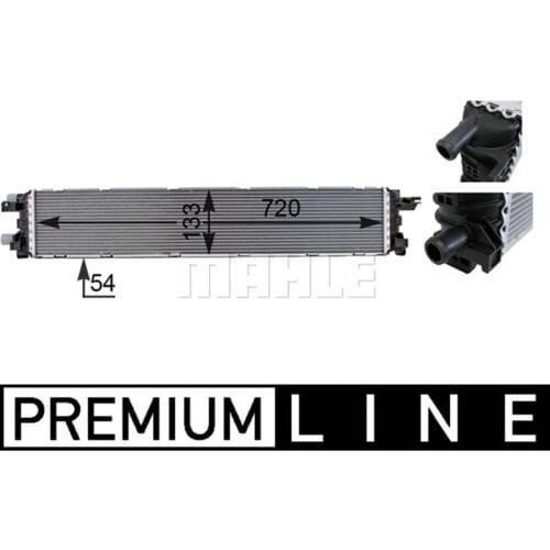 Lage-temperatuurRadiator, laadluchtRadiator MAHLE CIR 13 000P