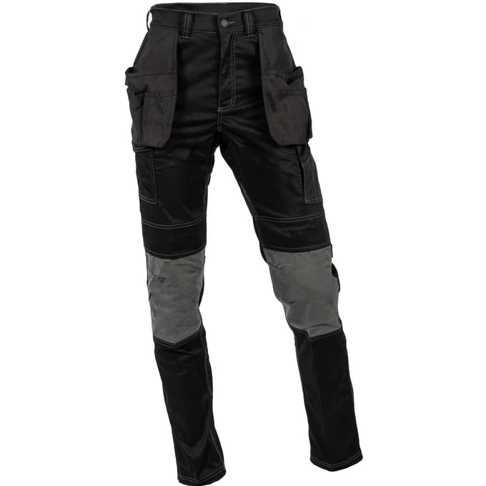 Caterpillar Essentiële Kniezak Stretch Holster Polyester Heren Zwarte Buitenbroek