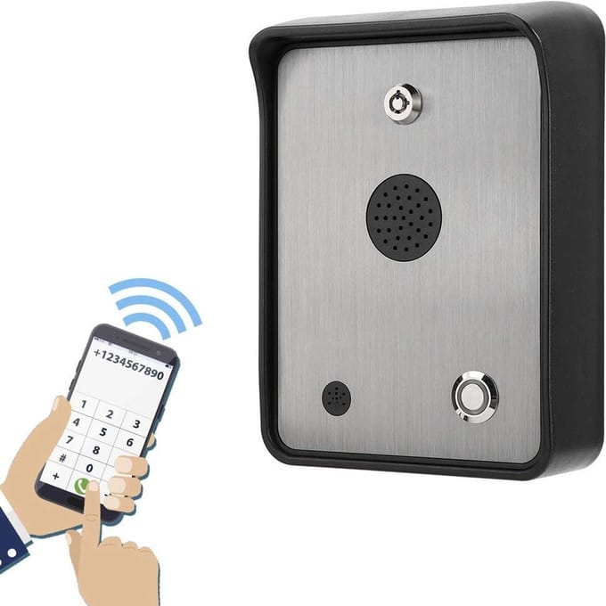 Dailygoody - GSM Audio-Intercom - Regendichte Toegangscontroller