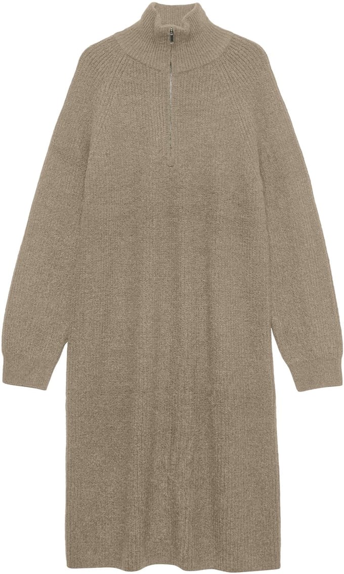 Vero Moda Gebreide jurk VMLEFILE Midi-jurk