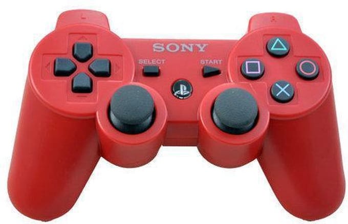Sony PlayStation 3 Wireless Dualshock 3 Controller Sixaxis - Rood