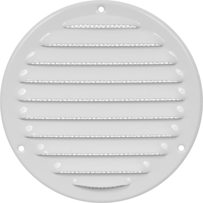 Paneir Airdesigns- metaal - omgezette rand - opbouw - aanvoer & afvoer / net - wit