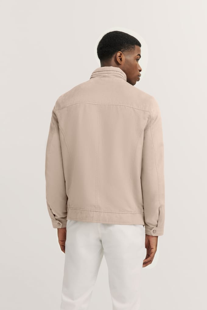 Bugatti Herren Blouson van hoogwaardig materiaal