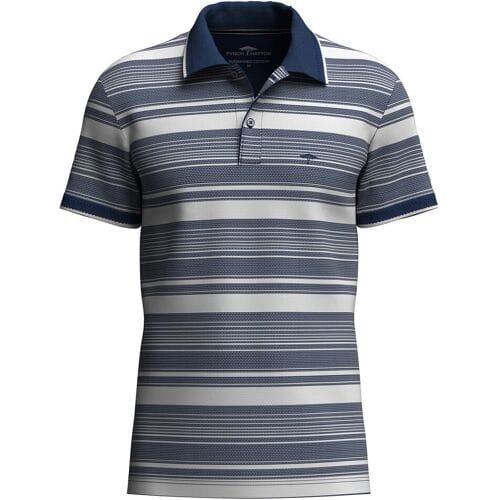 Fynch-Hatton Polo Two-Tone Multi Striped Midnight / male