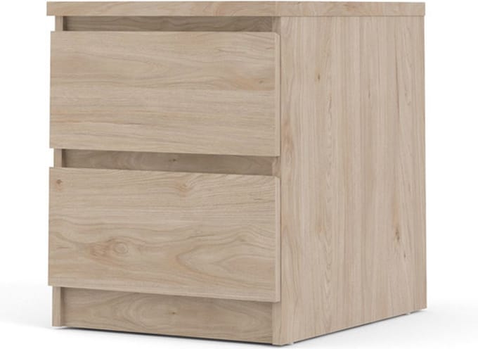 Nada nachtkastje 2 laden Hickory decor.