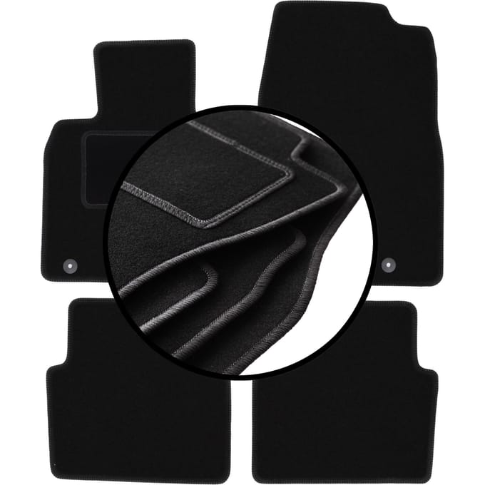 Complete set veloursmatten voor: Mazda CX30 / CX-30 crossover (2019-)