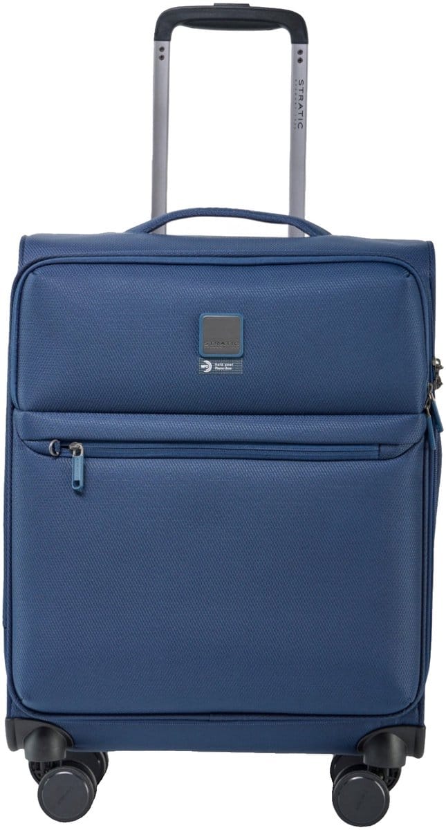 STRATIC Lite - zachte handbagage koffer - 55 cm - Dark Blue