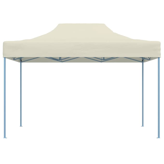 vidaXL - Partytent - inklapbaar - 3x4 - m - staal - crème