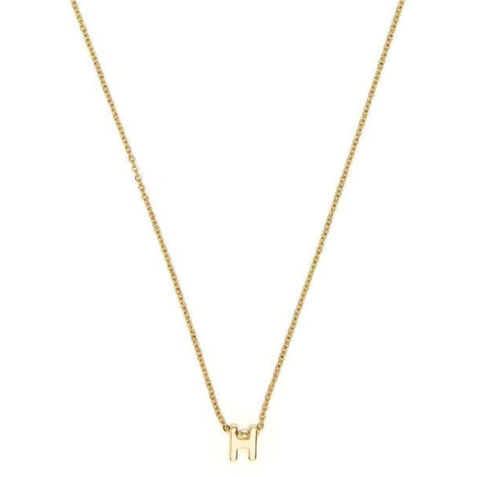 Luxenter Ketting met 18-karaats geelgouden afwerking - Alphabet