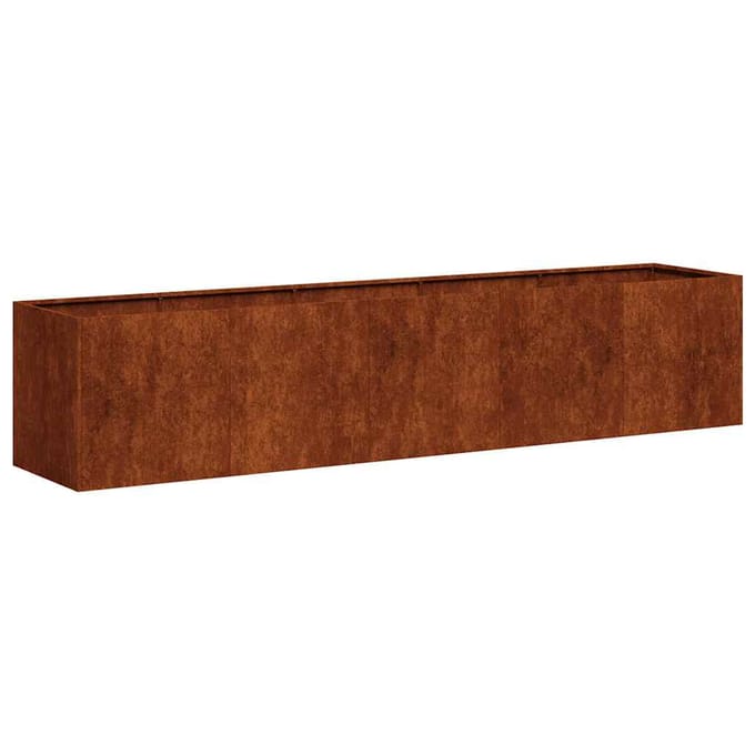 vidaXL - Plantenbak - Roestig - 200 - x - 40 - x - 40 - cm