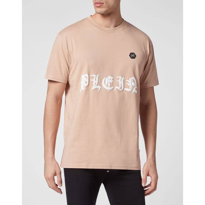T-Shirt Ronde Hals Gothic Plein