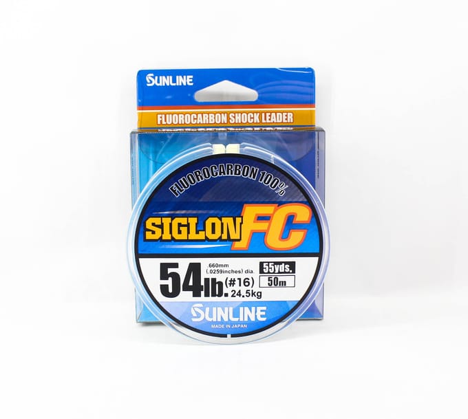 Sunline Fluorocarbon Leider Siglon FC 100% 50m 54lb Diameter 0,66mm (2033) schoon