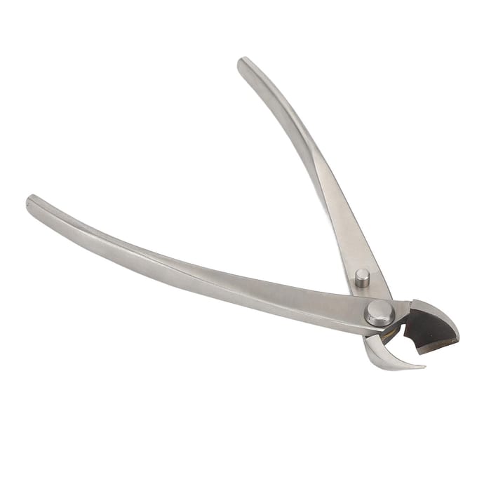 Bonsaischaar 165mm Roestvrijstalen Schaar met Ergonomisch Handvat voor Bonsai Modelleren Bloem gray