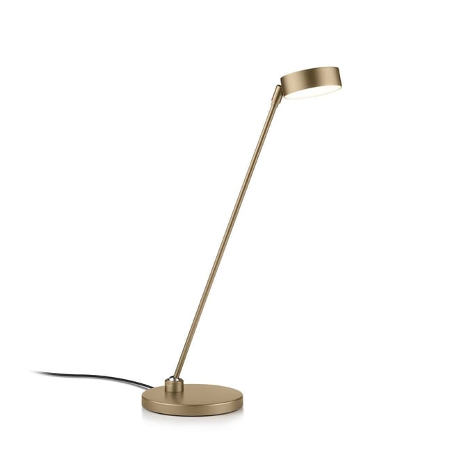 Knapstein LED tafellamp Yori, effectbrons, hoogte 50 cm, gebarenbediening