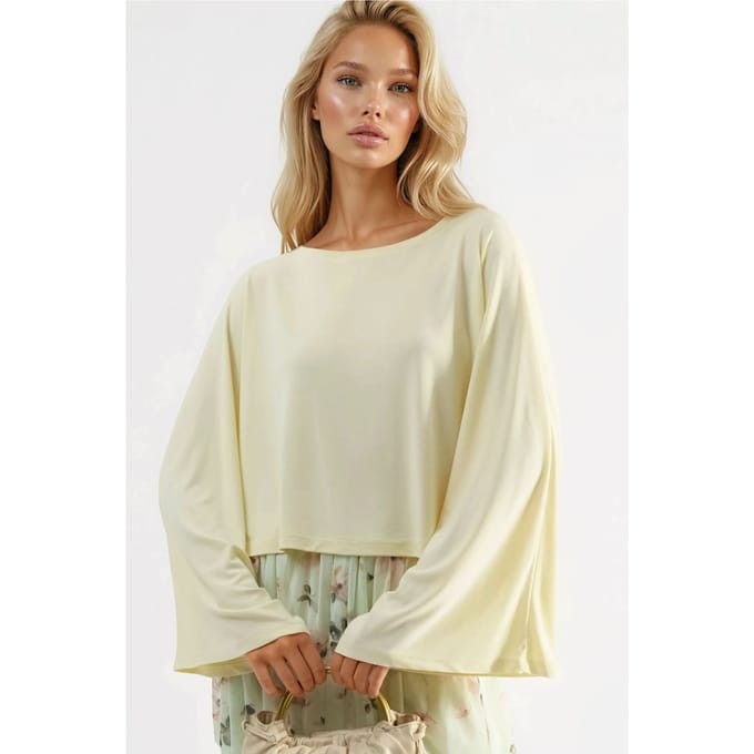 Losse Fit Bootneck Blouse
