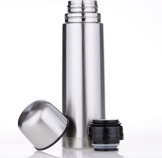 Borvat® | Thermoskan - Isoleerfles - Thermos - Thermosfles - Thermosfles - 1 L