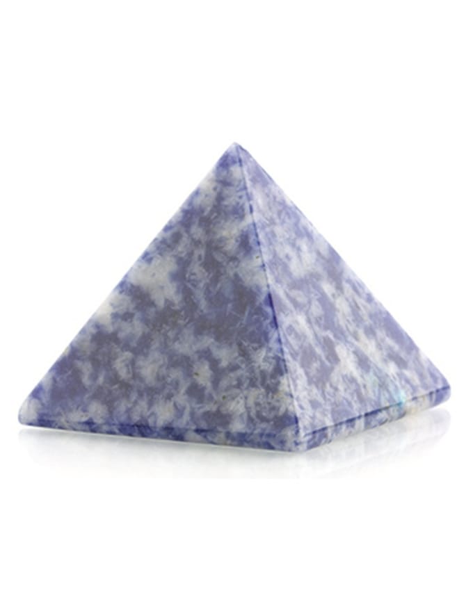 Sodaliet edelsteen piramide 25 mm