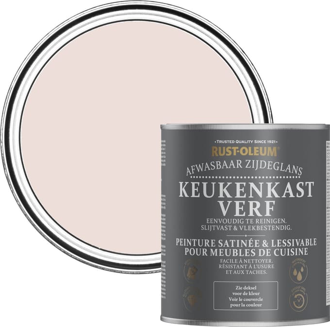 Rust-Oleum Roze Keukenkastverf Zijdeglans - Elbow Beach 750ml