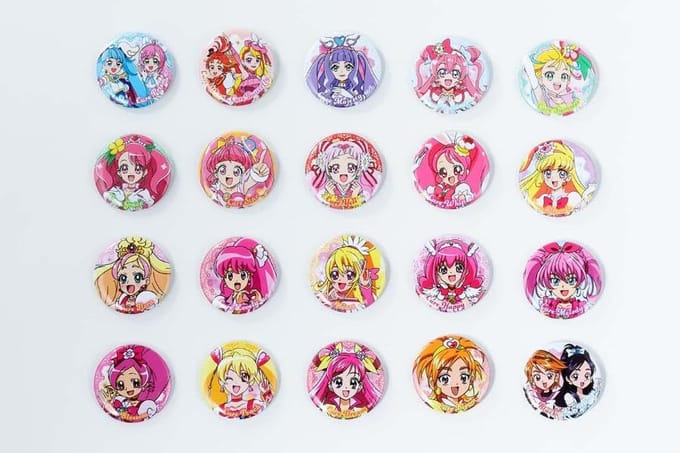 PreCure All Stars Blikbadge Set ([Verscheidenheid]) yellow