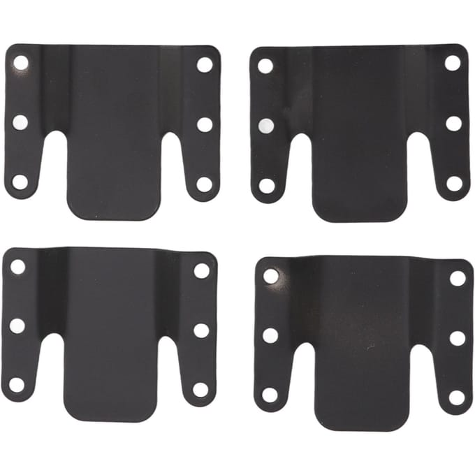 4 Sets Bank Interlocking Universeel IJzer 0.5CM Opening Modulaire Bank Beugel voor Thuis Slaapzaal
