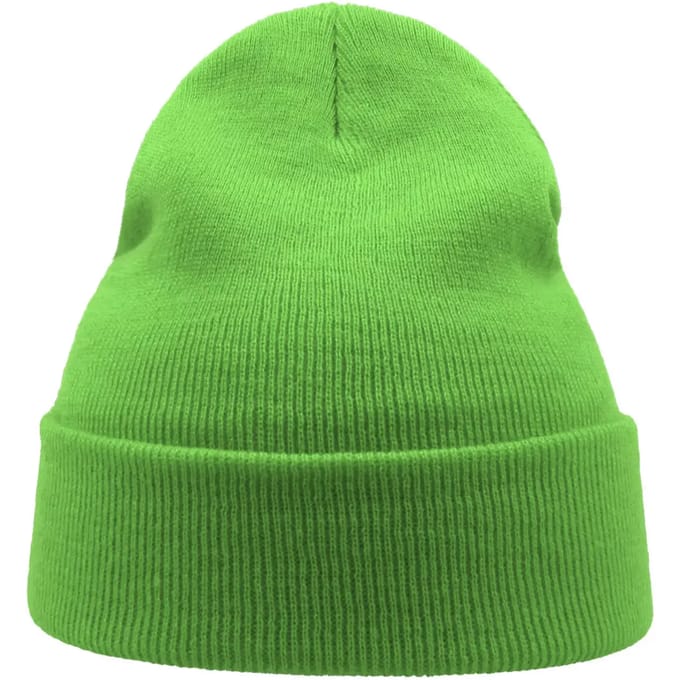 Atlantis Headwear - Wind Beanie Recycled - Green Fluo - One Size