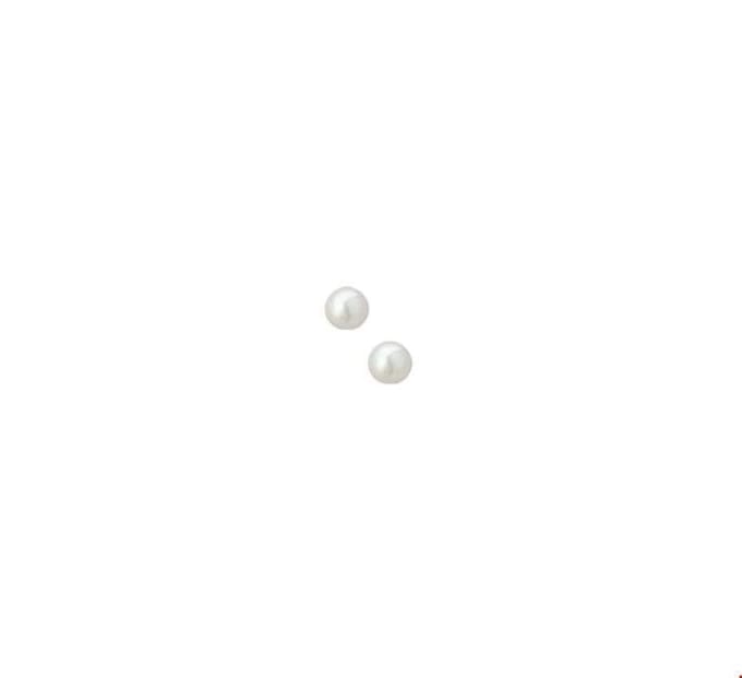 TFT Oorknoppen Parel Zilver Gerhodineerd Glanzend 4mm