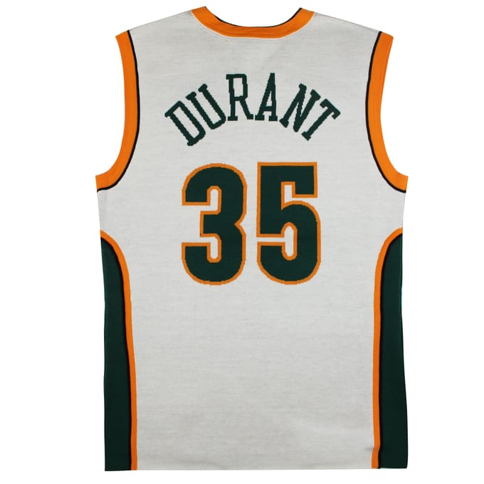 Mitchell & Ness x CLOT M&N Seattle Supersonics Gebreide Kevin Durant Jersey