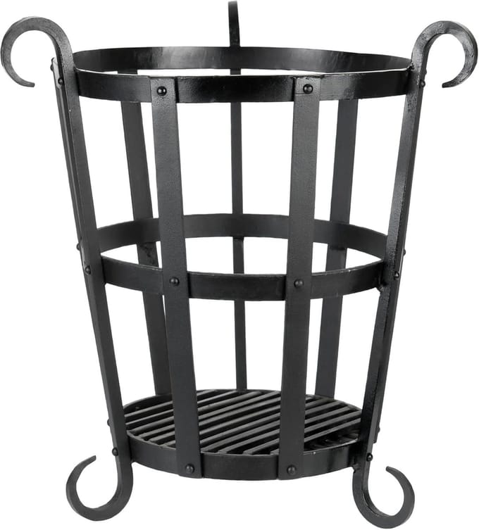 Handgesmede Vuurkorf 45 cm Hoog voor Tuin en Terras