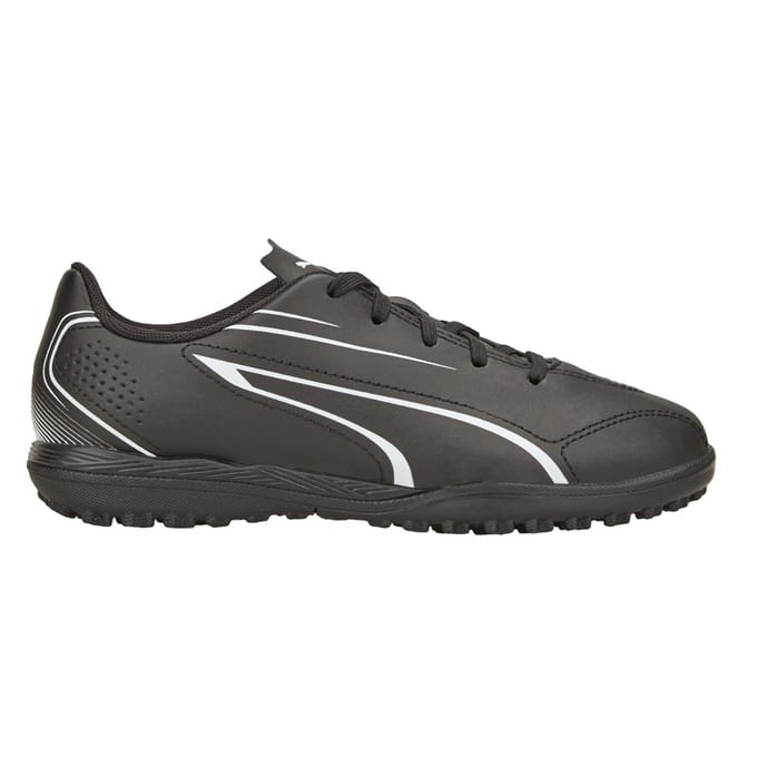 Puma Jongens Vitoria TT Voetbalschoenen (Zwart/Wit)