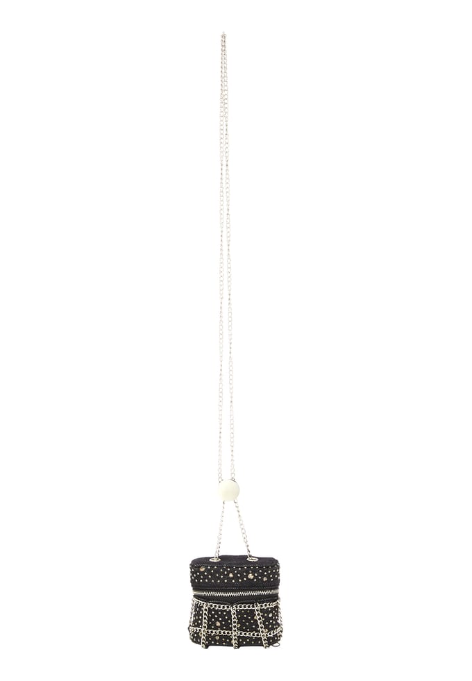 FELIPA Handtas Dames denimzwart