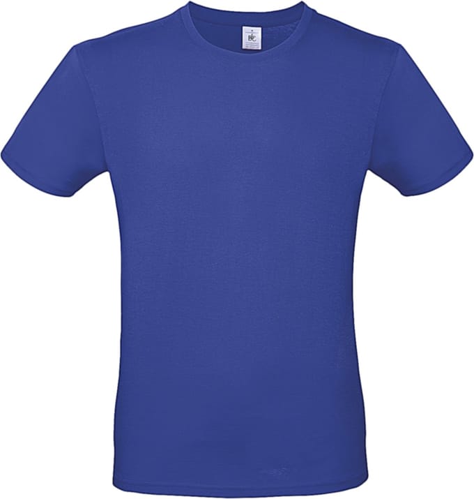 Classic E150 T-shirt B&C Collectie Kobaltblauw Maat S