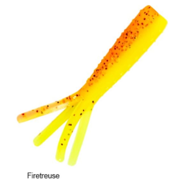 Zman Zacht kunstaas Tiny TicklerZ 1,75 Inch 8/Pack Firetreuse (3826)