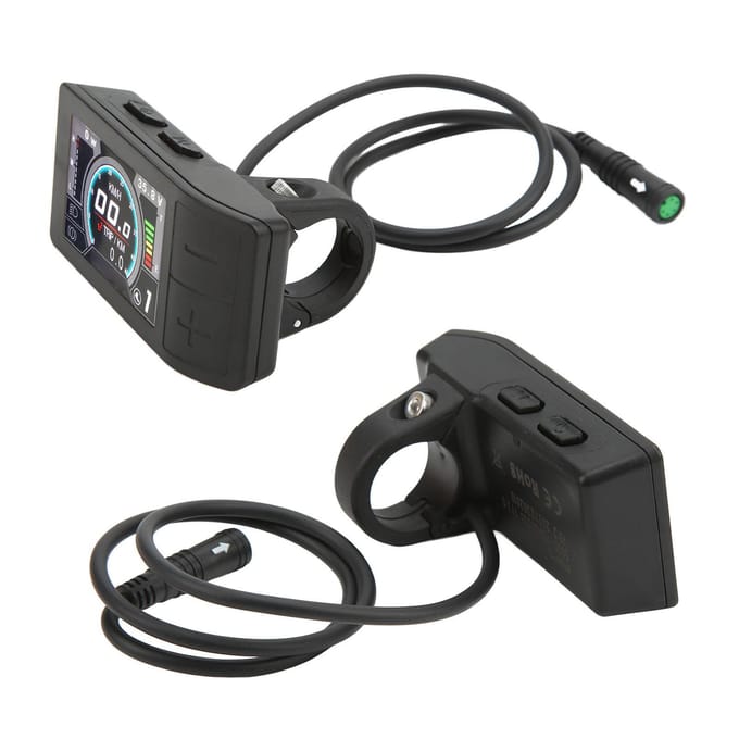 LCD Display ABS 500C Kleurindicator Meter Bedieningspaneel Elektrische Fiets Accessoire voor Bafang BBS01 black