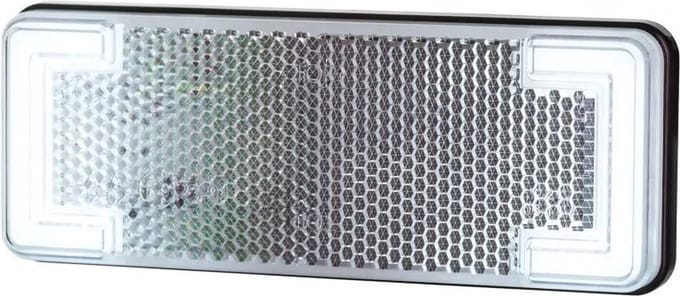Reflectorlamp Wit 113x44 mm LED 12/24V