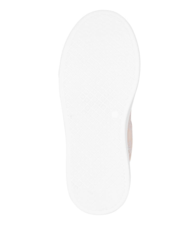 Suede Lo-Top Sneakers Monogram Strass