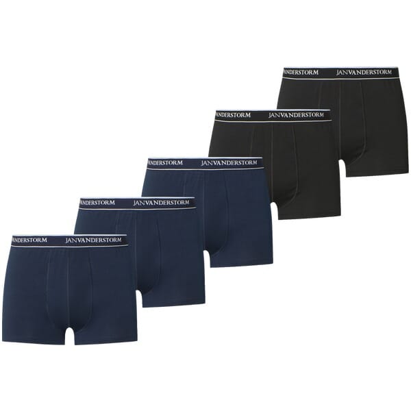 Hipsters, set van 5 KJELSEN zwart donkerblauw