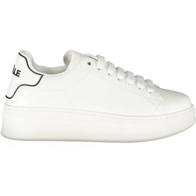 Gaelle Paris Witte Polyurethaan Dames Sneakers