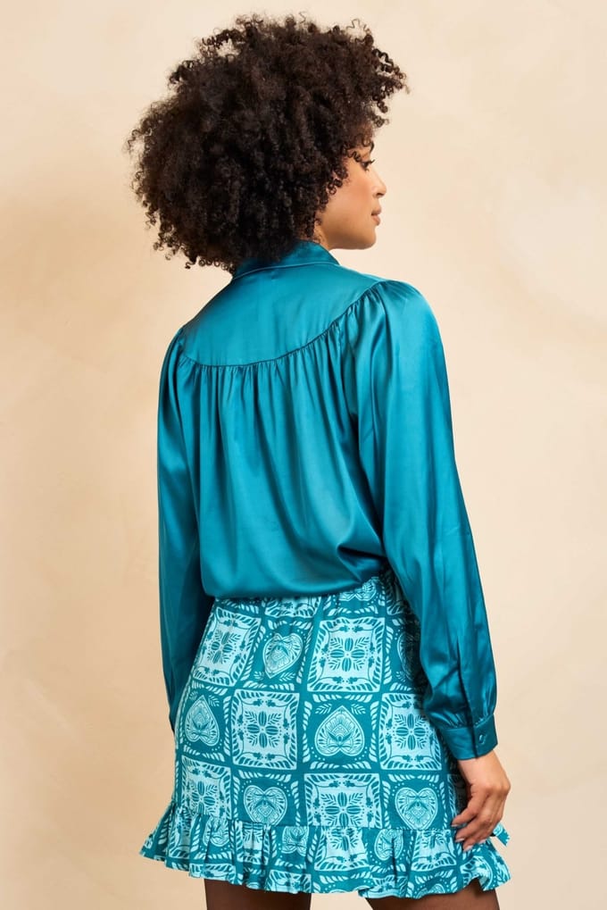 Lofty Manner Blouse dalia esmerald