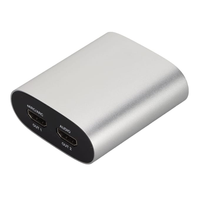 Extracteur de son HD Interface multimédia 4K 60 Hz 18 Gbit/s Plug and Play Prise en charge multiformat white