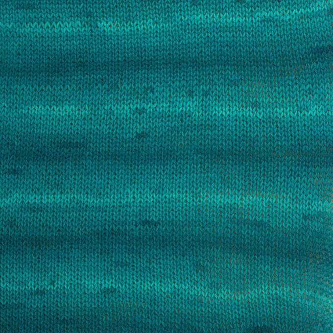 DROPS Fabel Long Print - 918 smaragd - Wol Garen