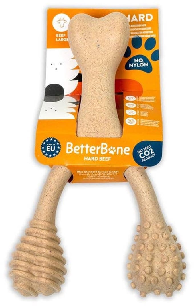 BetterBone - Hondenspeelgoed - Kauwbot - Groot Hard Rundvlees: Rundvlees / Groot
