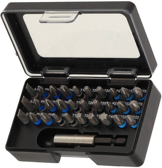Wiha Schroevendraaier bit set 31-delig staal 41126