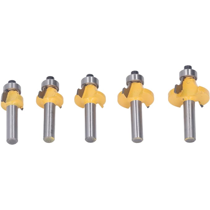 5 Stuks Afgeronde Overfrees 8mm Schacht Carbide Hoekafwerking Frees Houtbewerking Frees