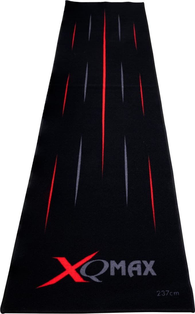 XQ Max Carpet Dartmat Black Red 237x60