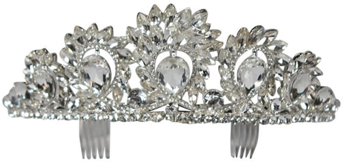 Luxe Diadeem Eleonora - Zilver - Volwassenen